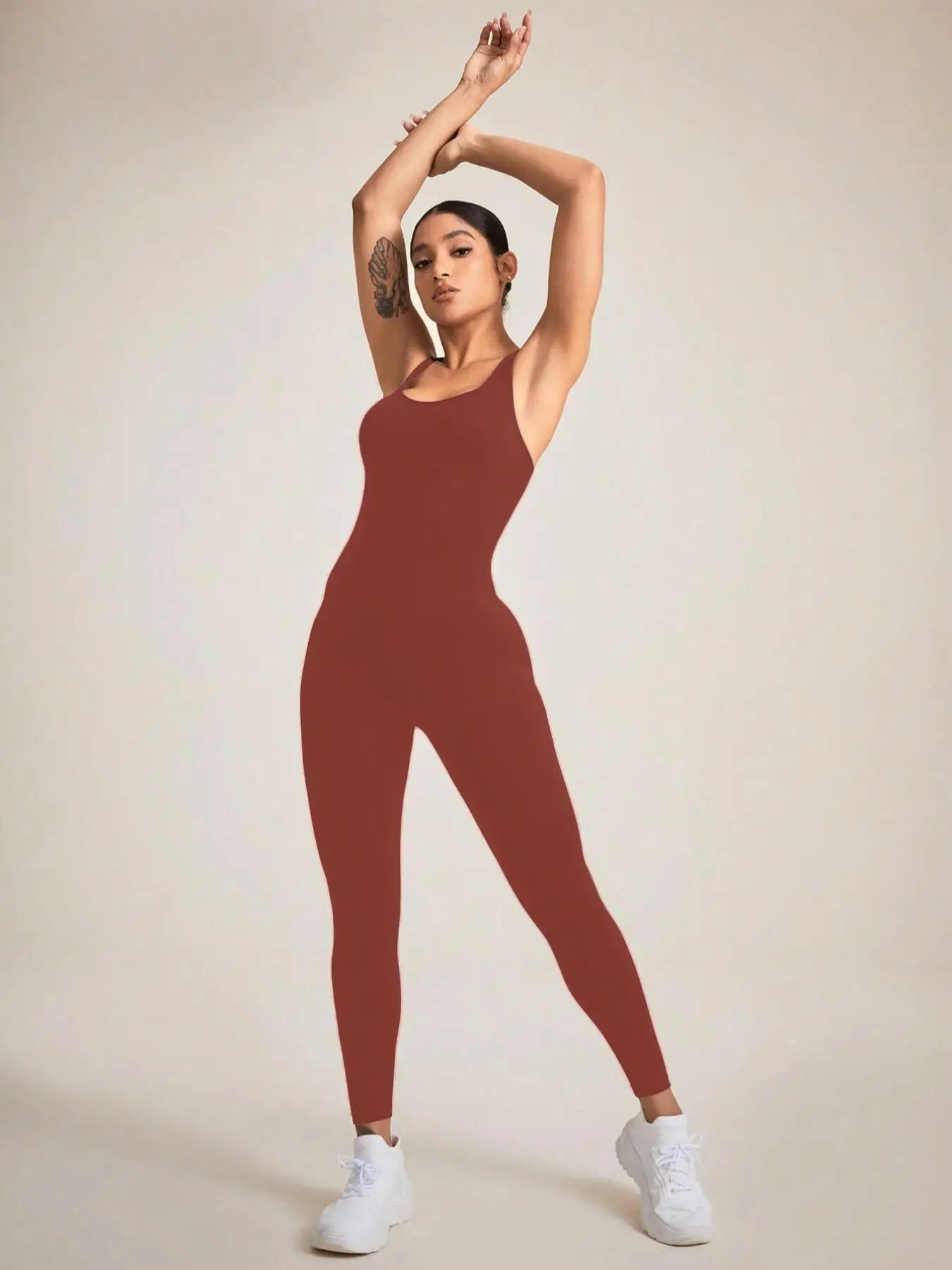 Women's Seamless Shapewear Bodysuit With Tummy Control, CrissCross Straps Backless Body Shaper, Women's Underwear & Shapewear