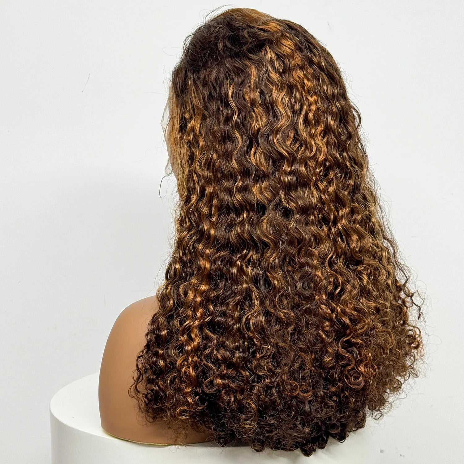 12-22 Inch 280% Density Human Hair Wigs Water Wave Curly Wigs 13x4 Transparent Lace Front Human Hair Wigs For Black Women