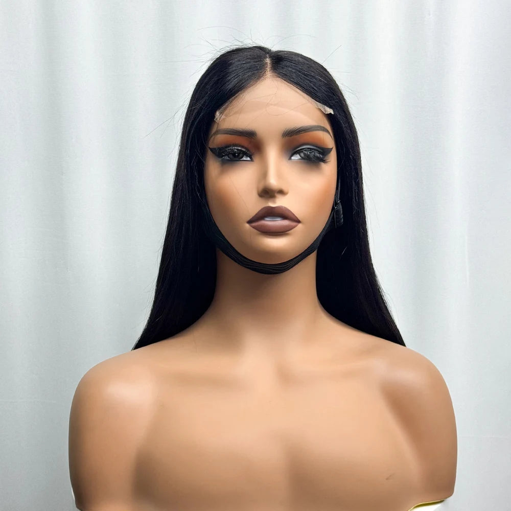 Bone Straight Human Hair Wigs 280% Density Vietnamese 4x4 Transparent HD Lace Closure Double Drawn Bob Wigs For Women