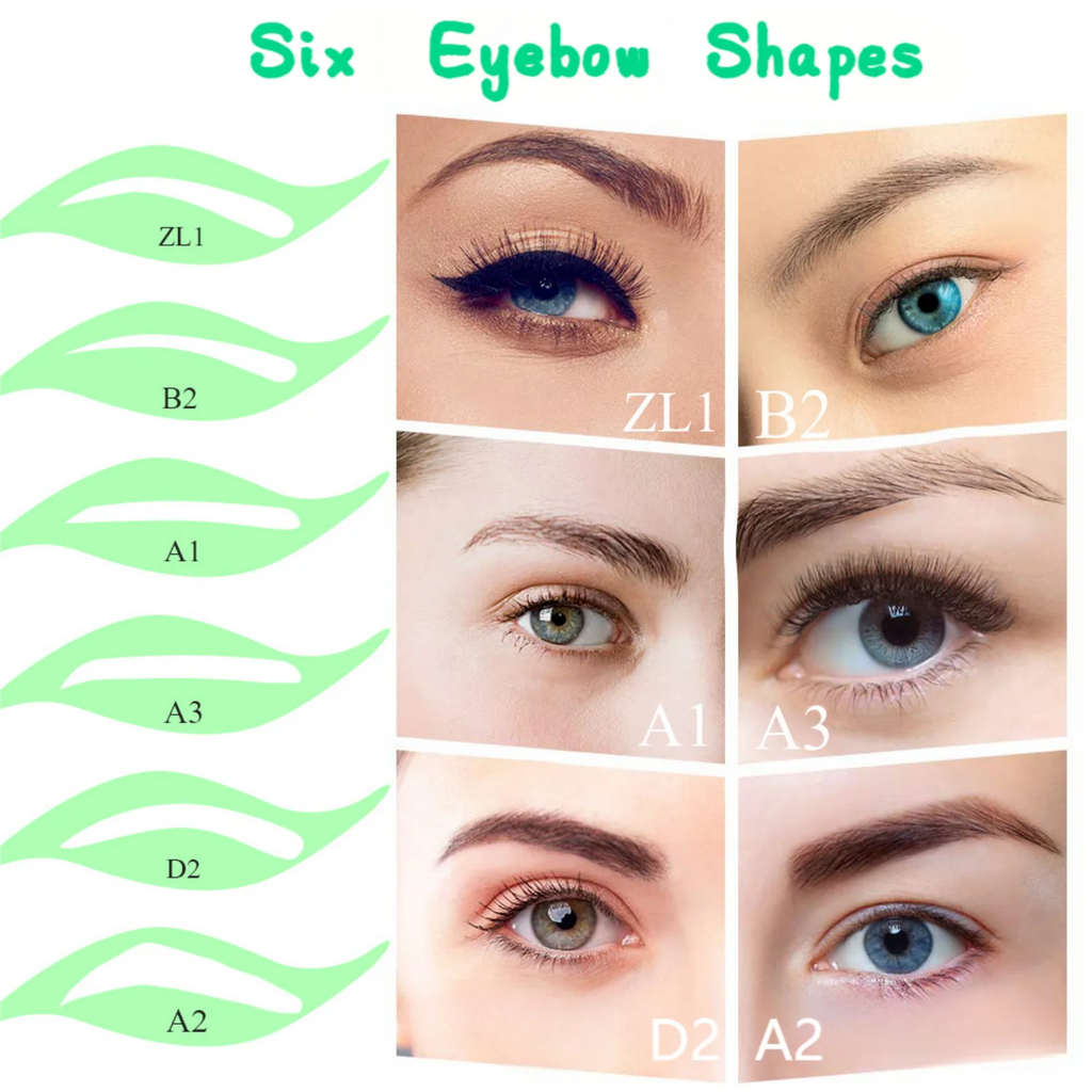 WIGUNDLE Women/Man's Eyebrows Hair Eyebrows Six Style 100% Human Hair Artificial Weaving Lace Workers' Hair Braided Eyebrow Wigs