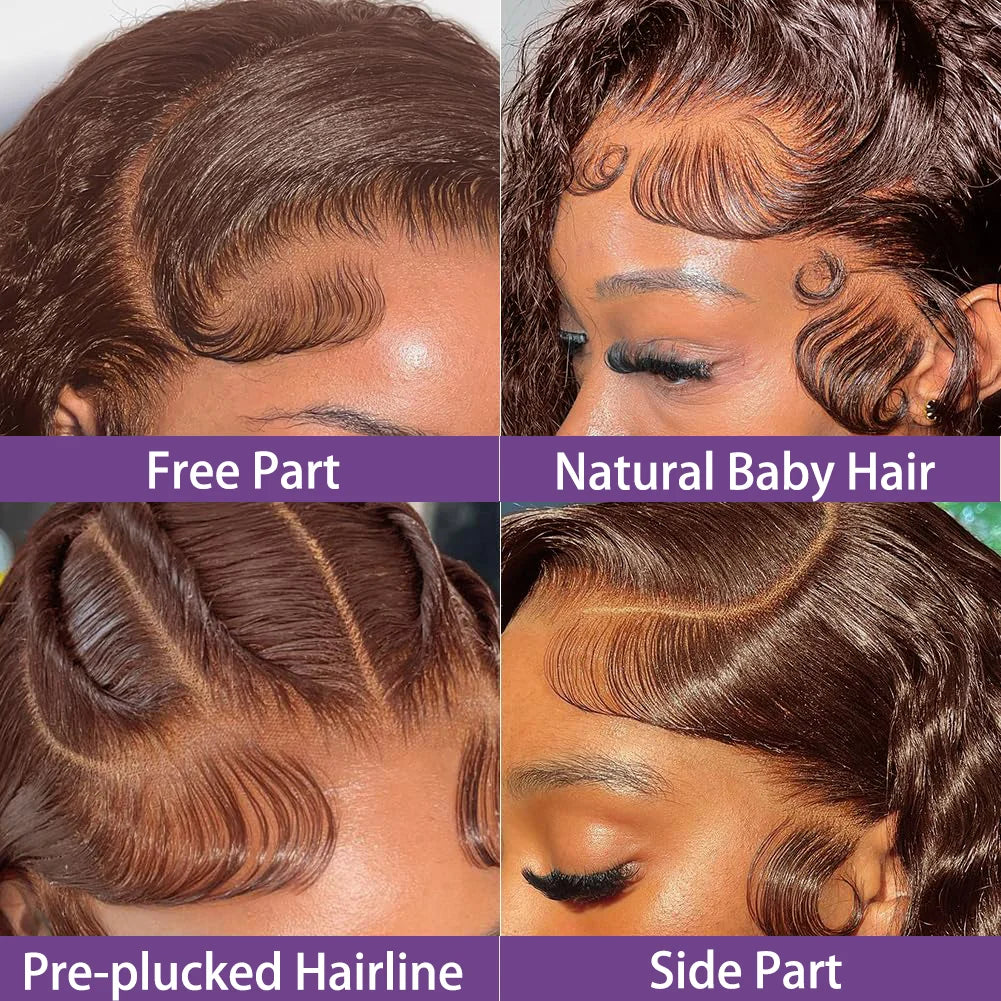 Curly Deep Brown Brazilian Human Hairs