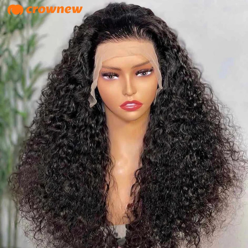 Curly Human Hair Wig 13X4 Lace Front Wig Human Hair 13x6 HD Lace Frontal Wig Human Hair Wigs Pre Plucked Real Human Hair Wig