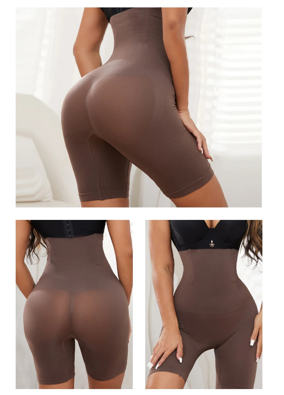 FallSweet Shapewear Women Tummy Control Shorts Hight Waist Body Shaper Panties Butt Lifter Plus Size Slimming Bodysuit XS-6XL