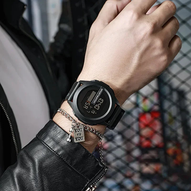 New Sport Watch for Man Digital Wristwatch Stopwatch Luminous Date Week Waterproof Men's  Clock Electronic Watch Relogio