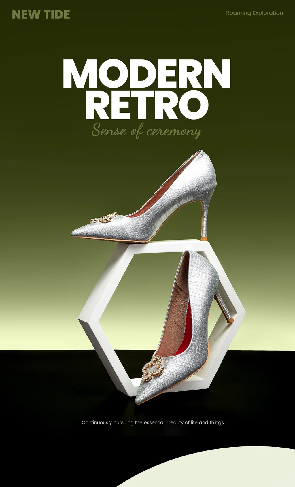 Business Party Basic Metal Decorative High Heels Fashion Classic Luxury Design Women's New High Heels