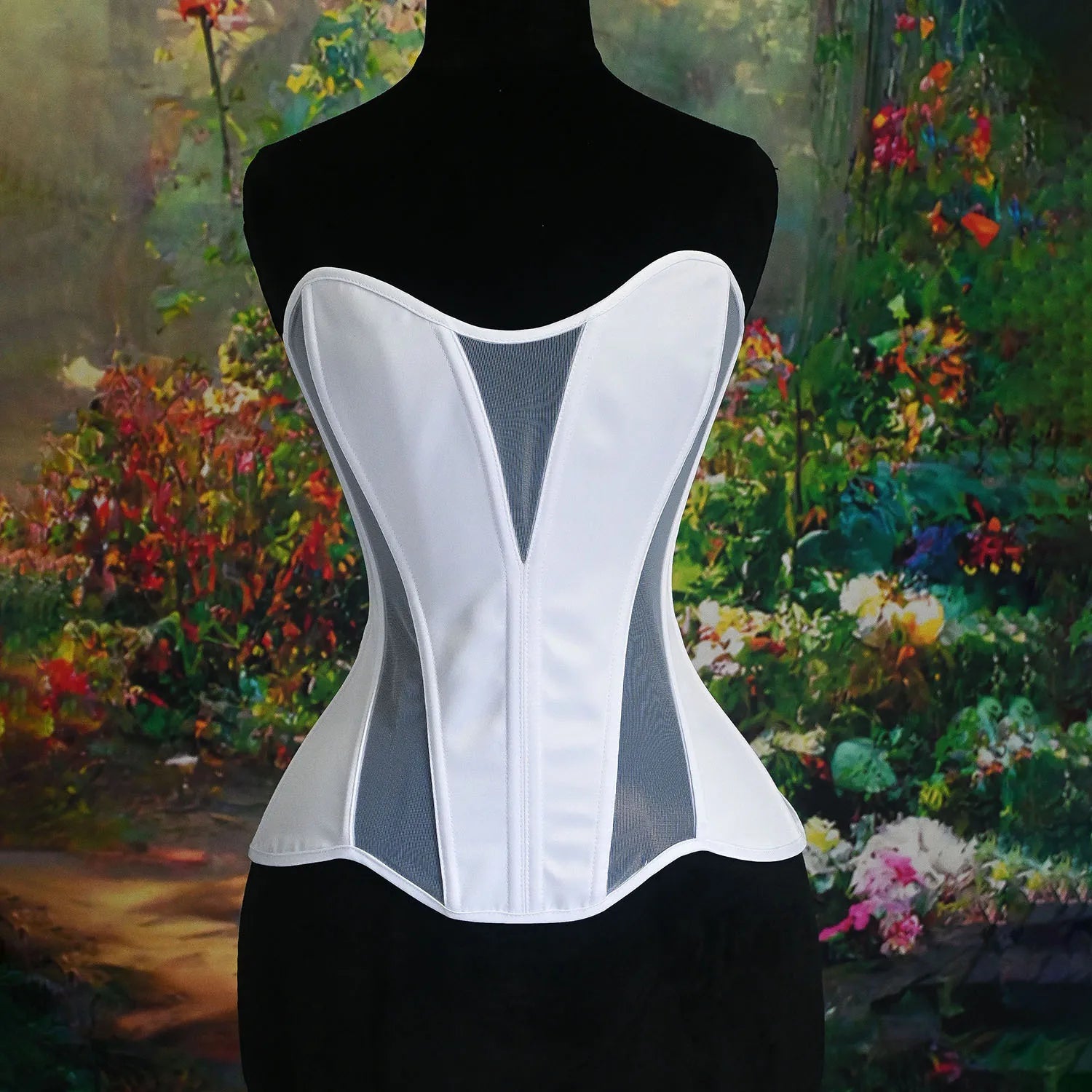 Sexy Thin Body Shaper Underwear Corset Waist Trainer Lingerie Lace Corsets Perspective Mesh Shapewear Women Fashion Clothes Faja
