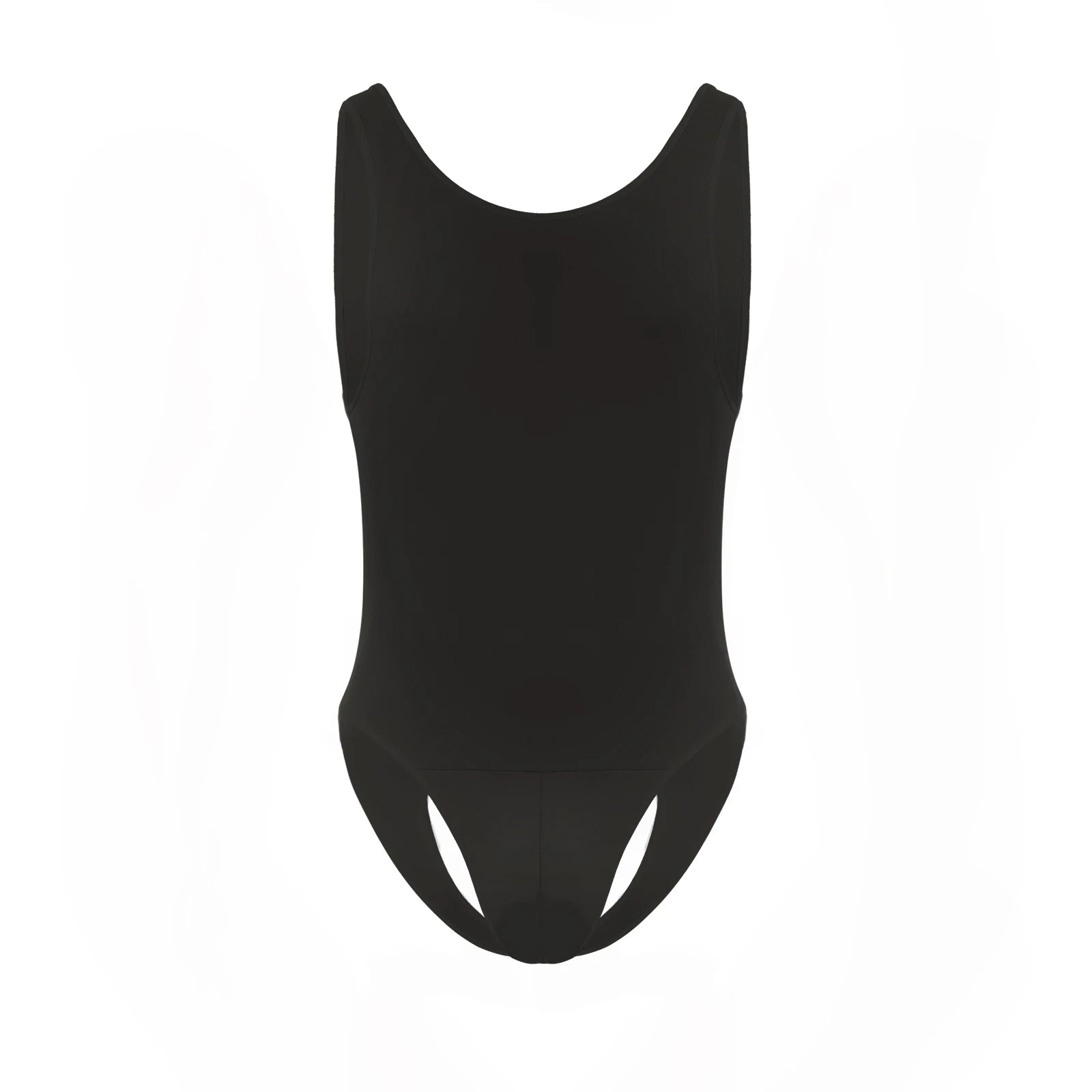 Men Shapewear Bodysuit Tummy Control Sexy Leotard Jock Strap Slimming Sleeveless Open Buttocks One-Piece Undershirt Shaper