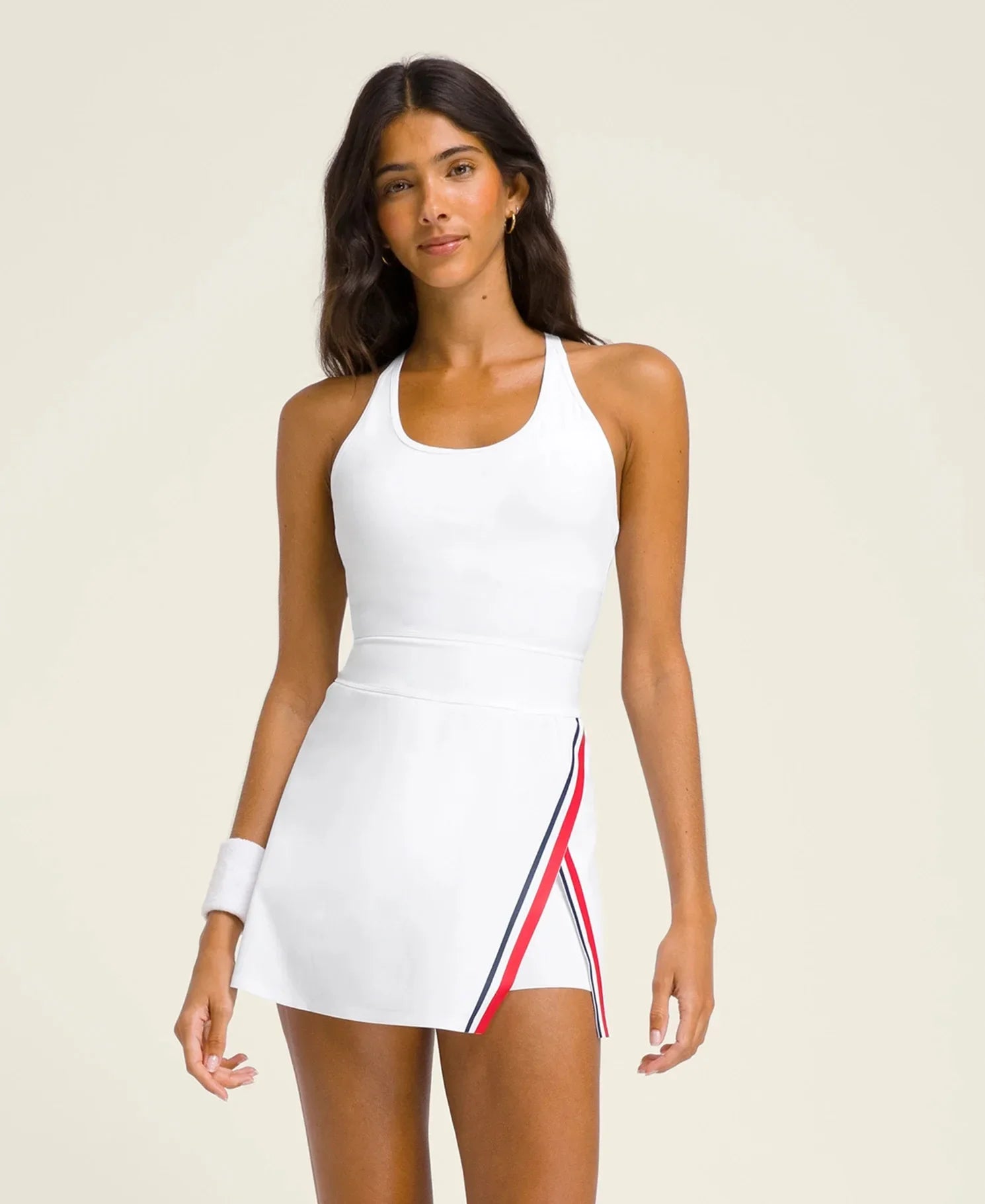 Golf wear Women 2024 Tennis dress with shorts inside Korean badminton sportswear Sports mountaineering wear blue