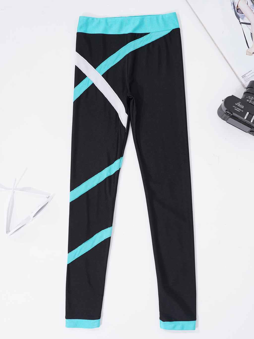 Sport Sets for Kids Girls Yoga Tracksuits Sleeveless U Neck Crop Top with Leggings Pants Set for Fitness Gym Workout Sportswear