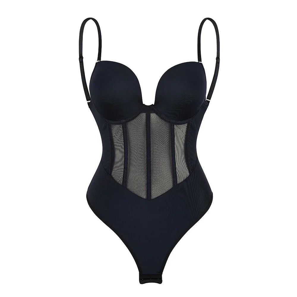 Bodysuit Shapewear Bra Push Up Women Full Body Shaper Tummy Control Hip Butt Lifter Corset Slimming Waist Trainer Underwear