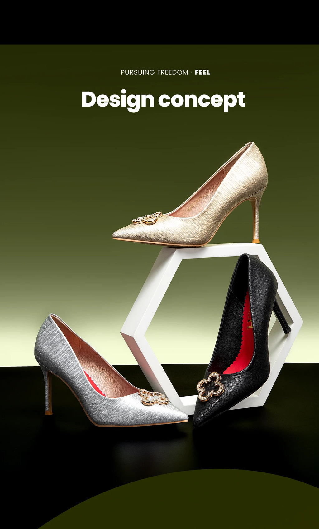 Business Party Basic Metal Decorative High Heels Fashion Classic Luxury Design Women's New High Heels