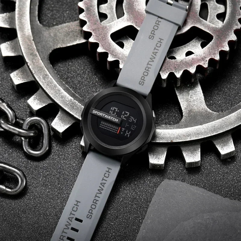 New Sport Watch for Man Digital Wristwatch Stopwatch Luminous Date Week Waterproof Men's  Clock Electronic Watch Relogio