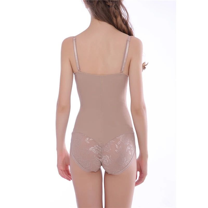 Women Body Shaping Bodysuit Tummy Control High Waist Spaghetti Strap Push Up Solid Sexy Women Shaperwear