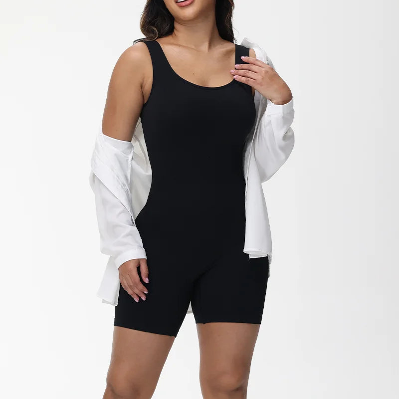 Compression Shapewear for Women Wide Shoulder Full Body Shaper Waist Trainer Tummy Control Underwear Hip Enhancer Sexy Bodysuit