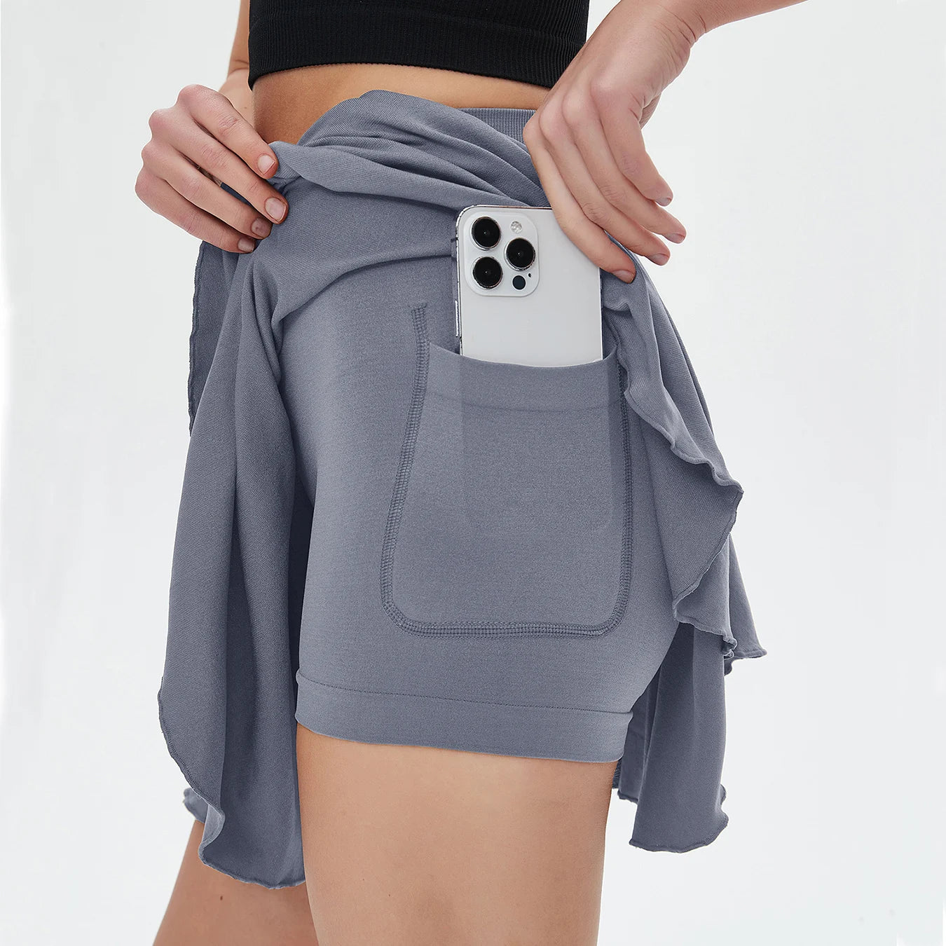 Women Sport Shorts Skirts Summer Breathable Casual Fitness Quick Drying Running Sport Female Active Athletic Yoga Fitness Skirt