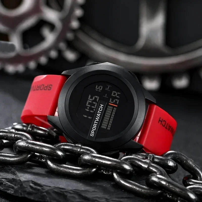 New Sport Watch for Man Digital Wristwatch Stopwatch Luminous Date Week Waterproof Men's  Clock Electronic Watch Relogio
