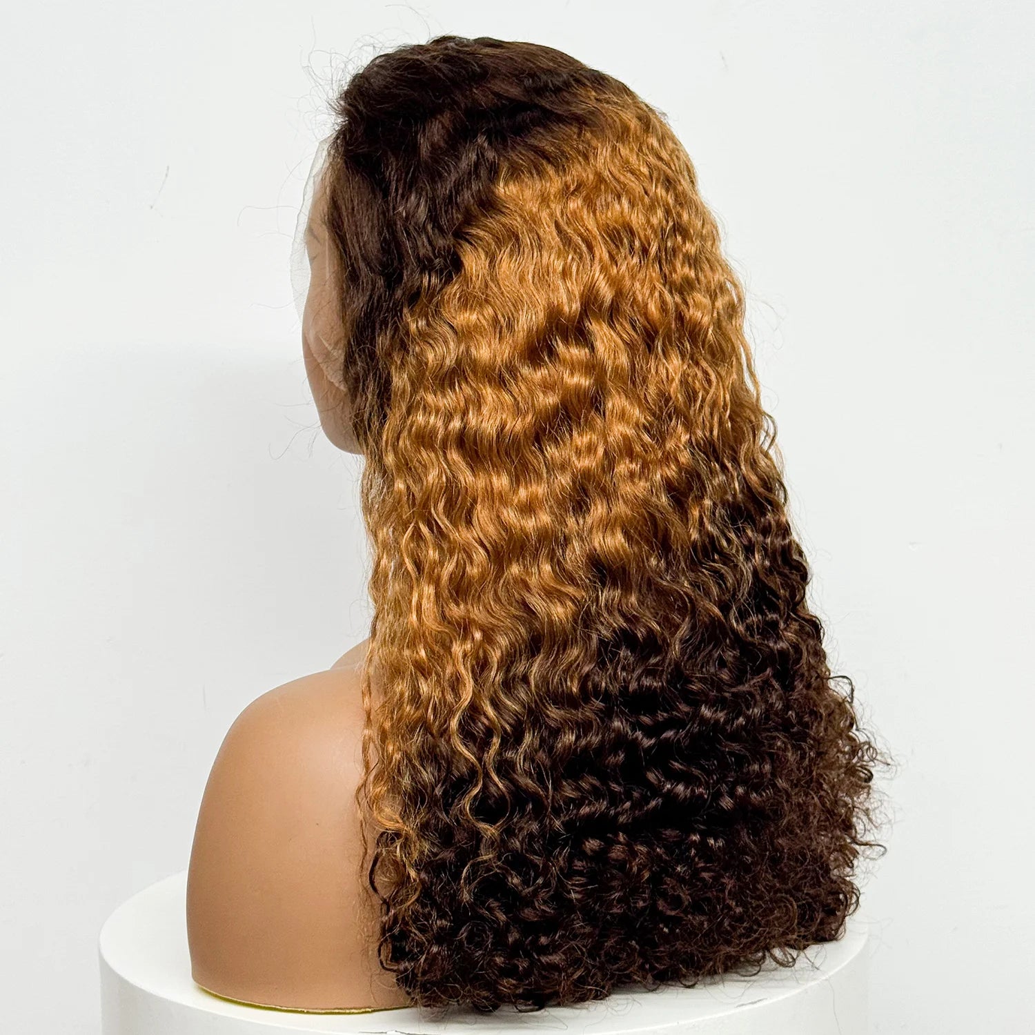 12-22 Inch 280% Density Human Hair Wigs Water Wave Curly Wigs 13x4 Transparent Lace Front Human Hair Wigs For Black Women