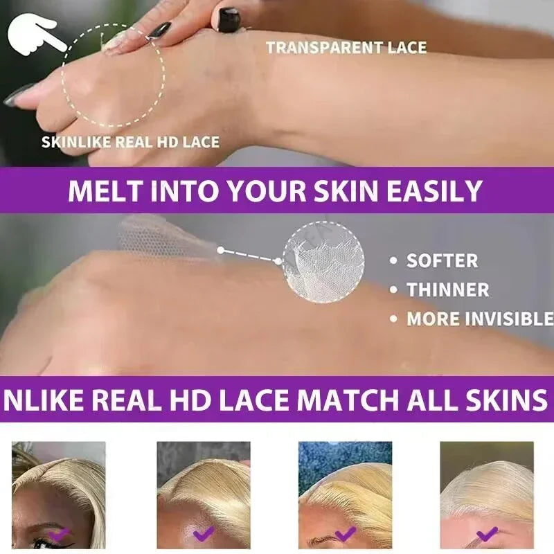 Blonde Colored Straight Brazilian Human Hairs