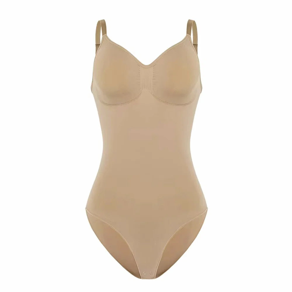 Shapewear Bodysuit Thong Fajas Colombianas Body Shaper Women Seamless Tummy Control Slimming Sheath Flat Belly for Underwear