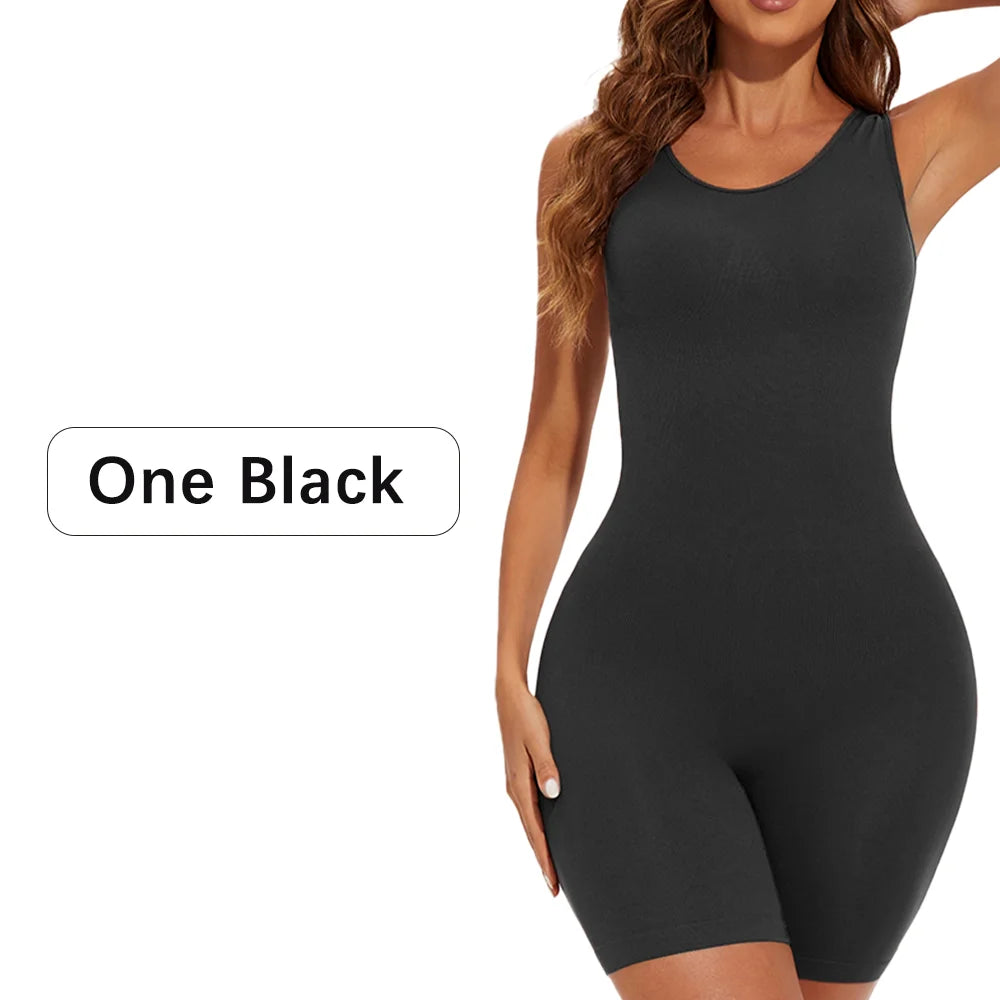 1PC Elastic Shapewear Bodysuits Comfortable Butt Lifter Underwear Bodysuit Waist Trainer Body Shaper Shapewear Wide Shoulder