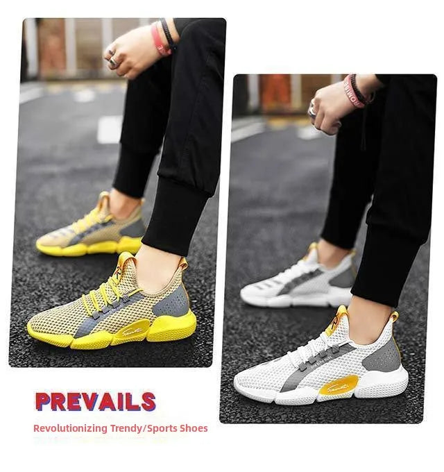 Men's Breathable Me Sport oes Summer 2025 New Sle Casual Dad Sneakers Trendy All-Match Outdoor Leisure Footwear