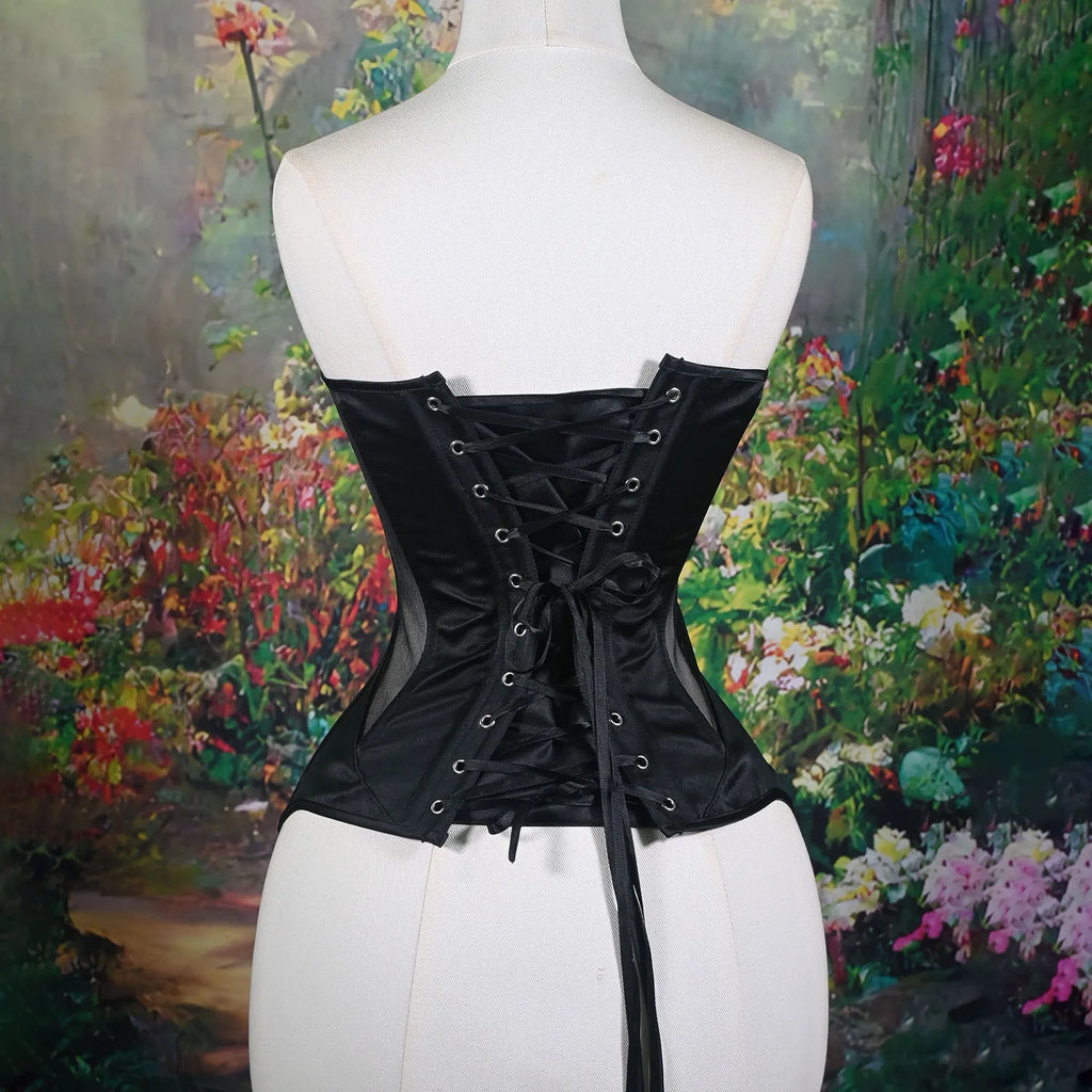 Sexy Thin Body Shaper Underwear Corset Waist Trainer Lingerie Lace Corsets Perspective Mesh Shapewear Women Fashion Clothes Faja