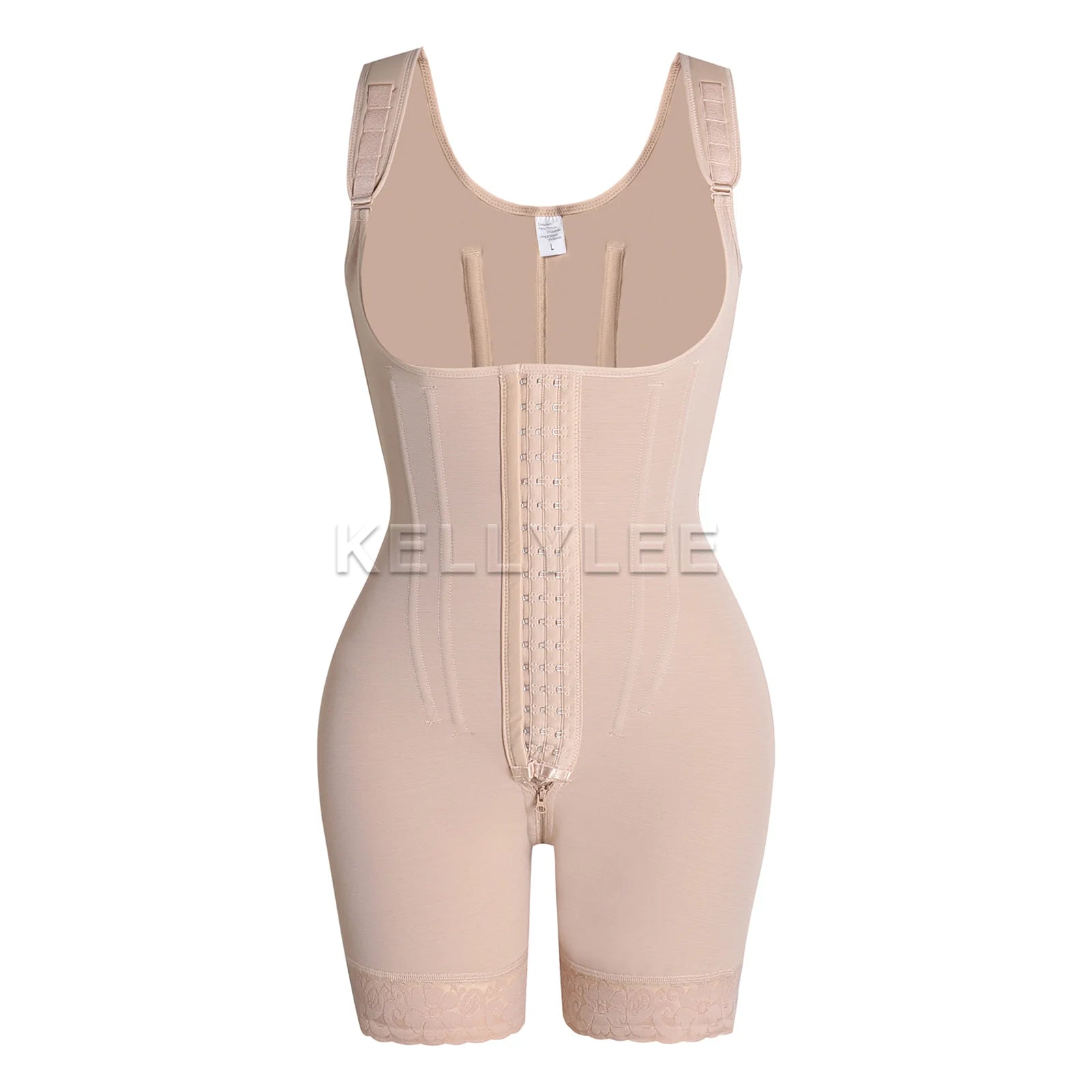 Shaped Up Open-Breasted Shapewear Modeling Fajas Colombianas Medium Shaped Front Breasted Sexy Bodysuits with Adjustable Straps