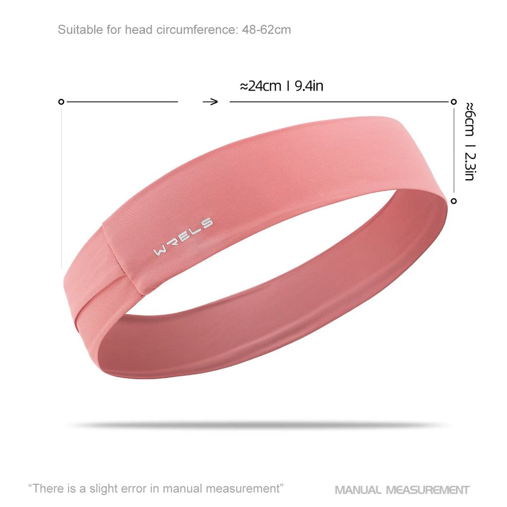 Sport Headband Quick-Drying Non-Slip Hair Band Stretch Elastic Sweatband Breathable Ponytail Gym Running Yoga Sport Headwear