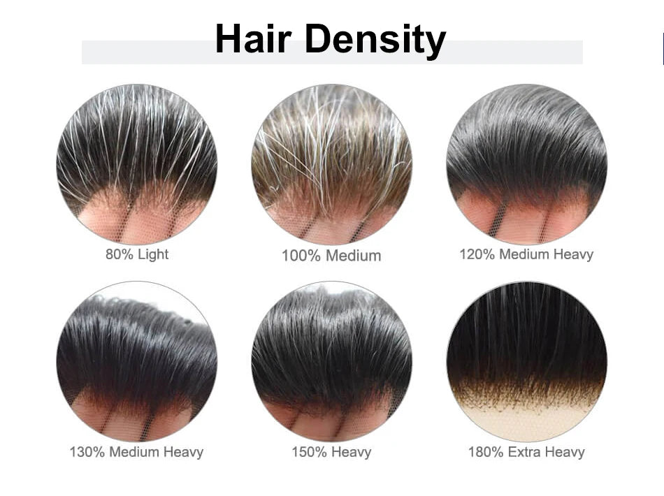 Water Curly Human Hair Wig for Men Thin Skin Male Toupee Human Hair Full PU 0.14cm Man's Wigs Capillary With Knots Natural Color