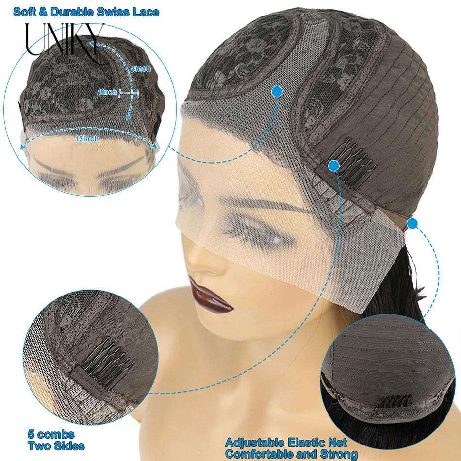 Kinky Curly Human Hair Bob Wig Water Lace Front original Human Hair Wigs For Women PrePlucked Brazilian 13x4 Lace Frontal Wig