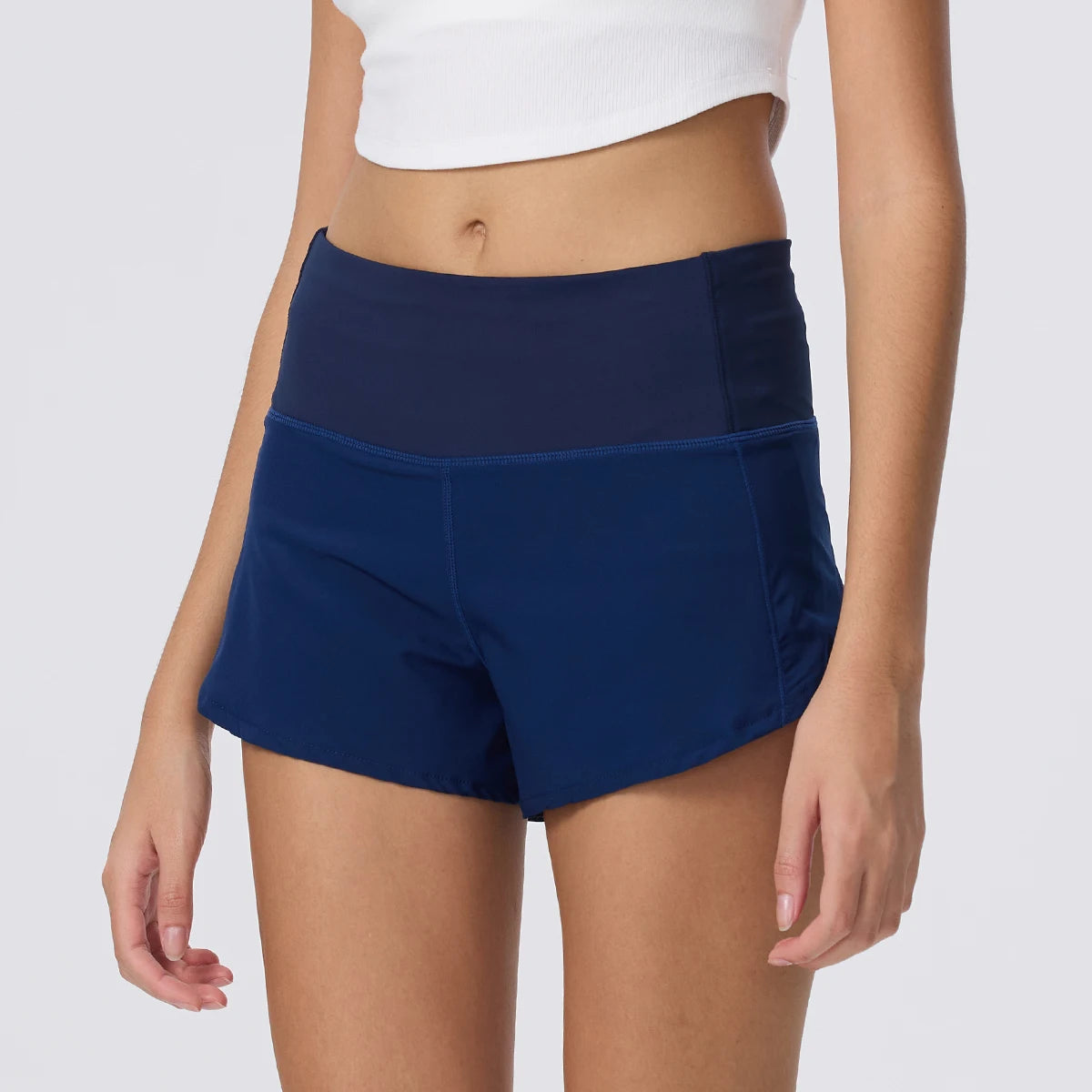 Summer Sports Yoga Wear Light-speed Dry Running Shorts Casual High-waisted Anti-walking Gym Sneakers Cycling Training Clothing