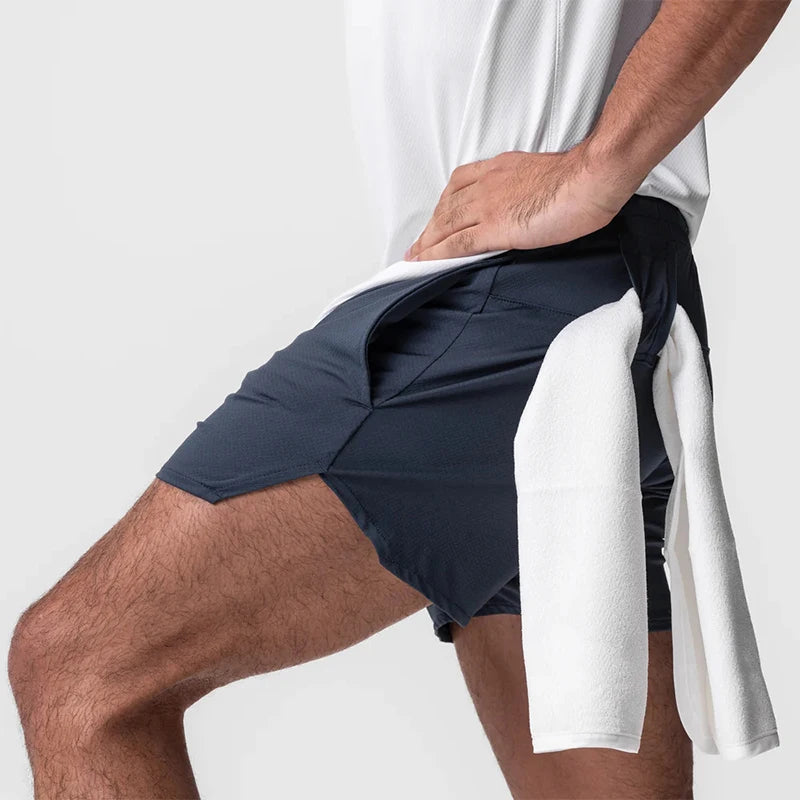 Men's Summer Streetwear Sport Quick Dry Casual Basketball Shorts Gym Fitness Running Jogger Short Pants Bodybuilding Sweatpants
