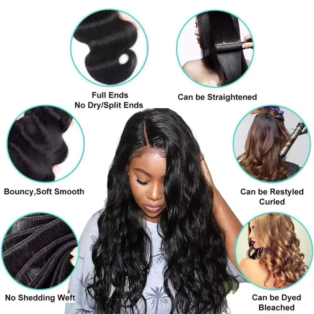 Body wave Brazilian Human Hair Extensions