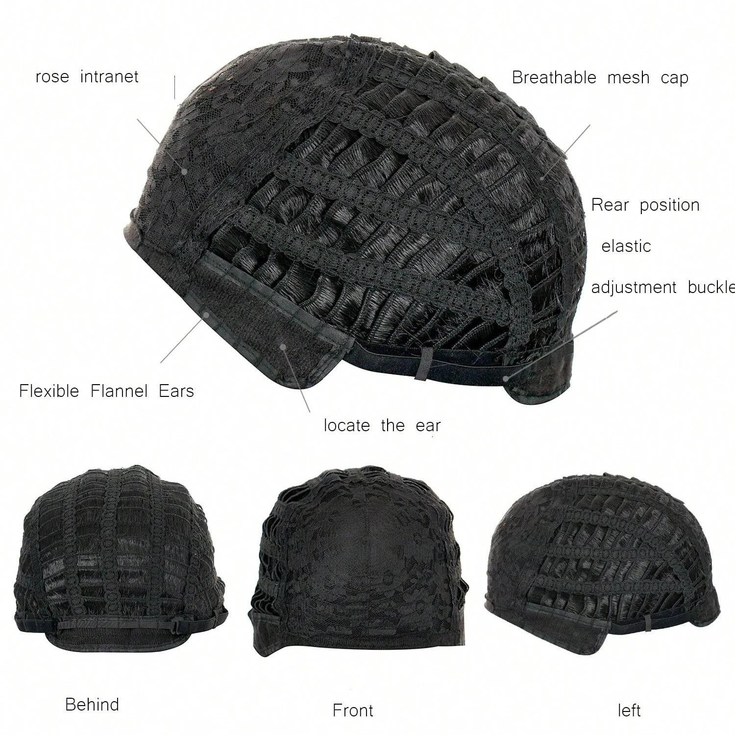 Short Mullet Head Wigs with Bangs Synthetic Straight Anime Men Black Gray Green Hair Wig for Daily Party Cosplay