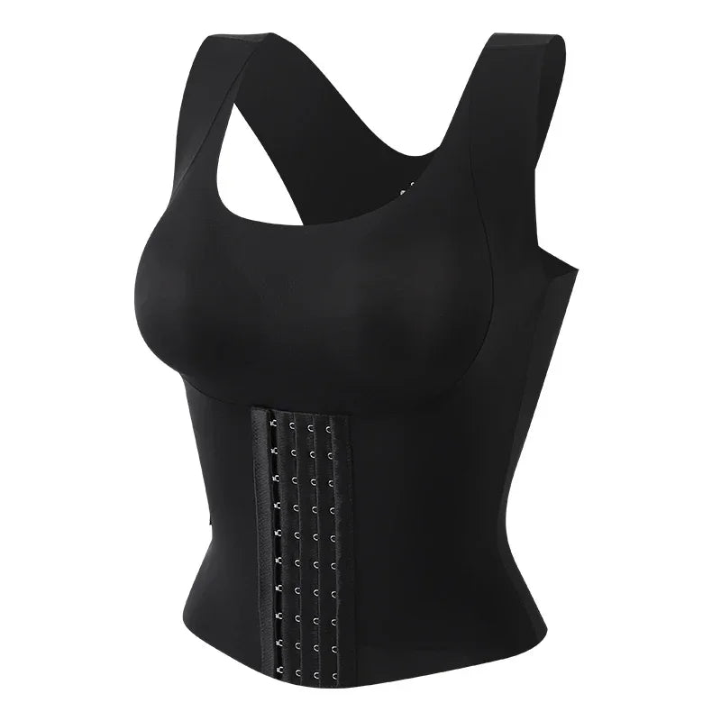 3-in-1 Waist Buttoned Bra Shapewear for Women Waist Shaper Women's Shapewears Snatch Bra - 3-in-1 Waist Trainer Bras Daily