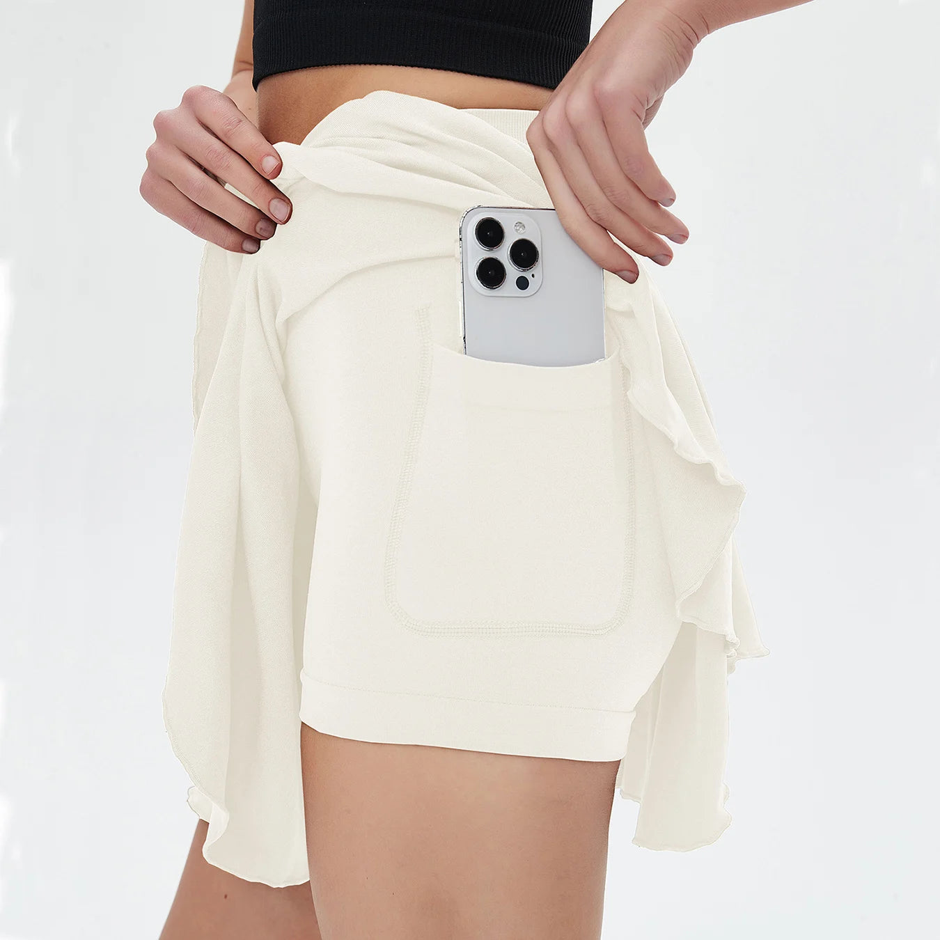 Women Sport Shorts Skirts Summer Breathable Casual Fitness Quick Drying Running Sport Female Active Athletic Yoga Fitness Skirt