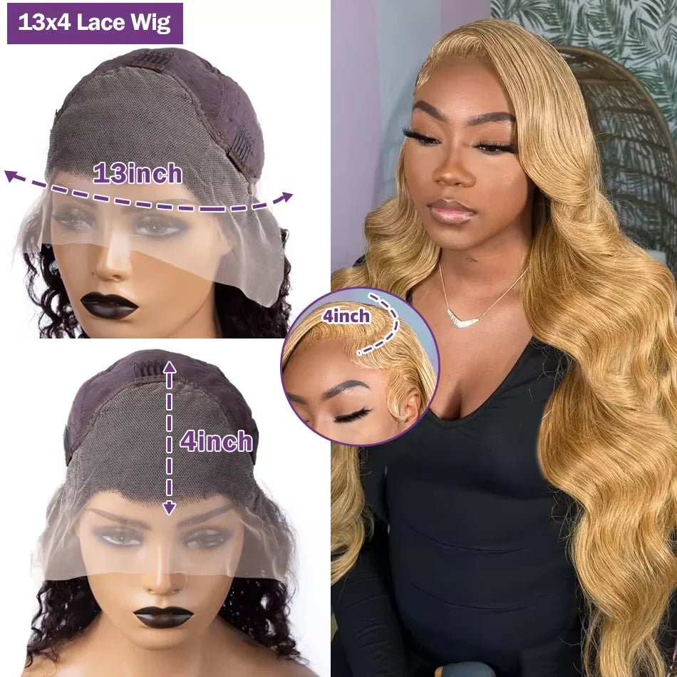 Honey Blonde Brazilian Human Hairs