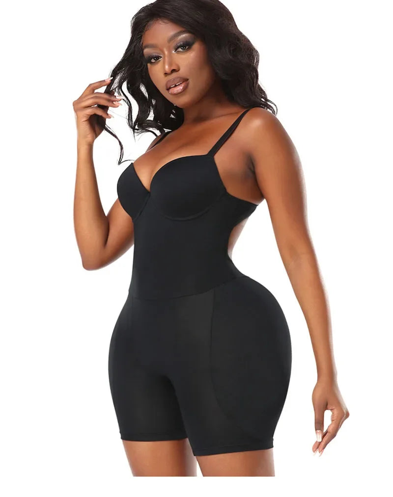 Bodysuits Shapewear Padded Hip Enhancer Bra Cushion Butt Lifter Sexy Back Body Shaper Jumpsuits Fajas Colombianas Girdles Corset