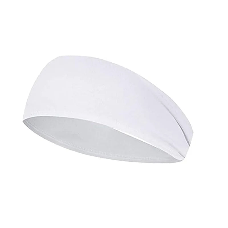 Sports Headbands Solid Color Elastic Non Slip Quick Dry Workout Fitness Yoga Unisex Hairband Sweatband Bandana Hair Accessories