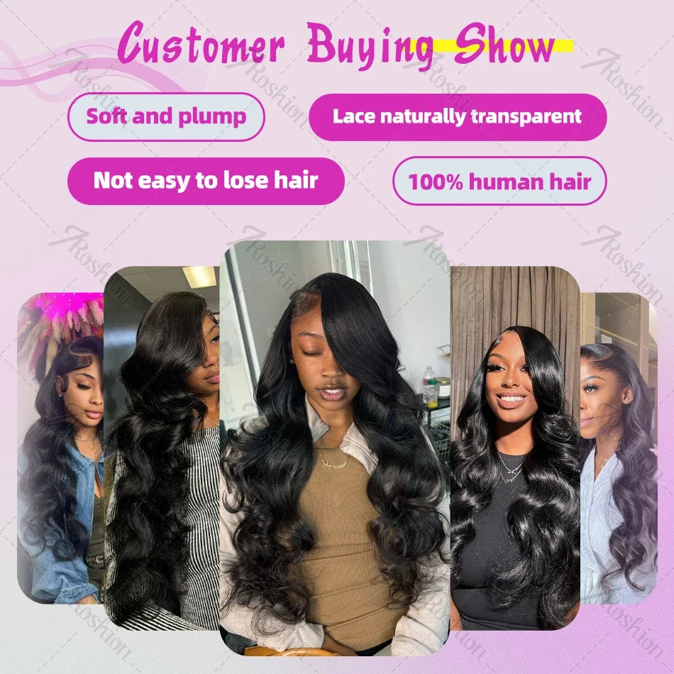 Glueless Body wave Brazilian Human Hairs(5X5 included)