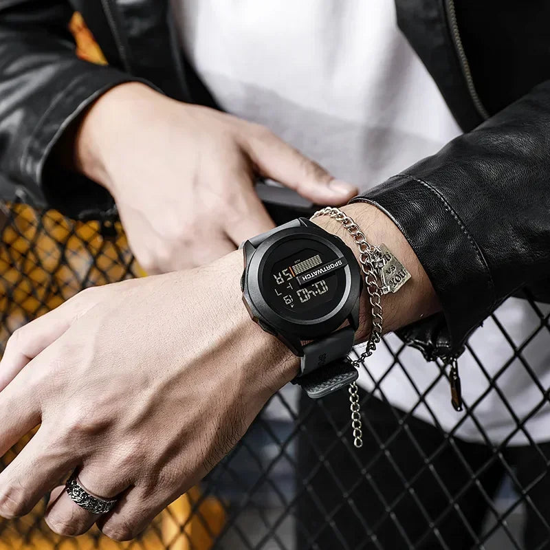 New Sport Watch for Man Digital Wristwatch Stopwatch Luminous Date Week Waterproof Men's  Clock Electronic Watch Relogio