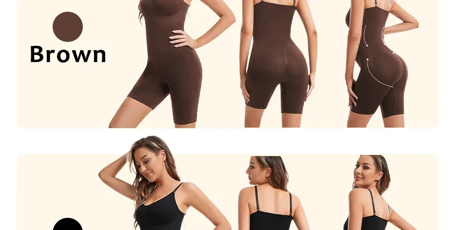 1PC Elastic Shapewear Bodysuits Comfortable Butt Lifter Underwear Bodysuit Waist Trainer Body Shaper Shapewear Wide Shoulder