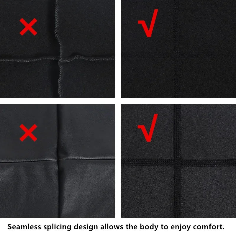 Women Sexy Shapewear Back Zipper High Neck Body Shapers Long sleeve Faux Leather Bodysuit Stage Performance One Pieces Jumpsuits