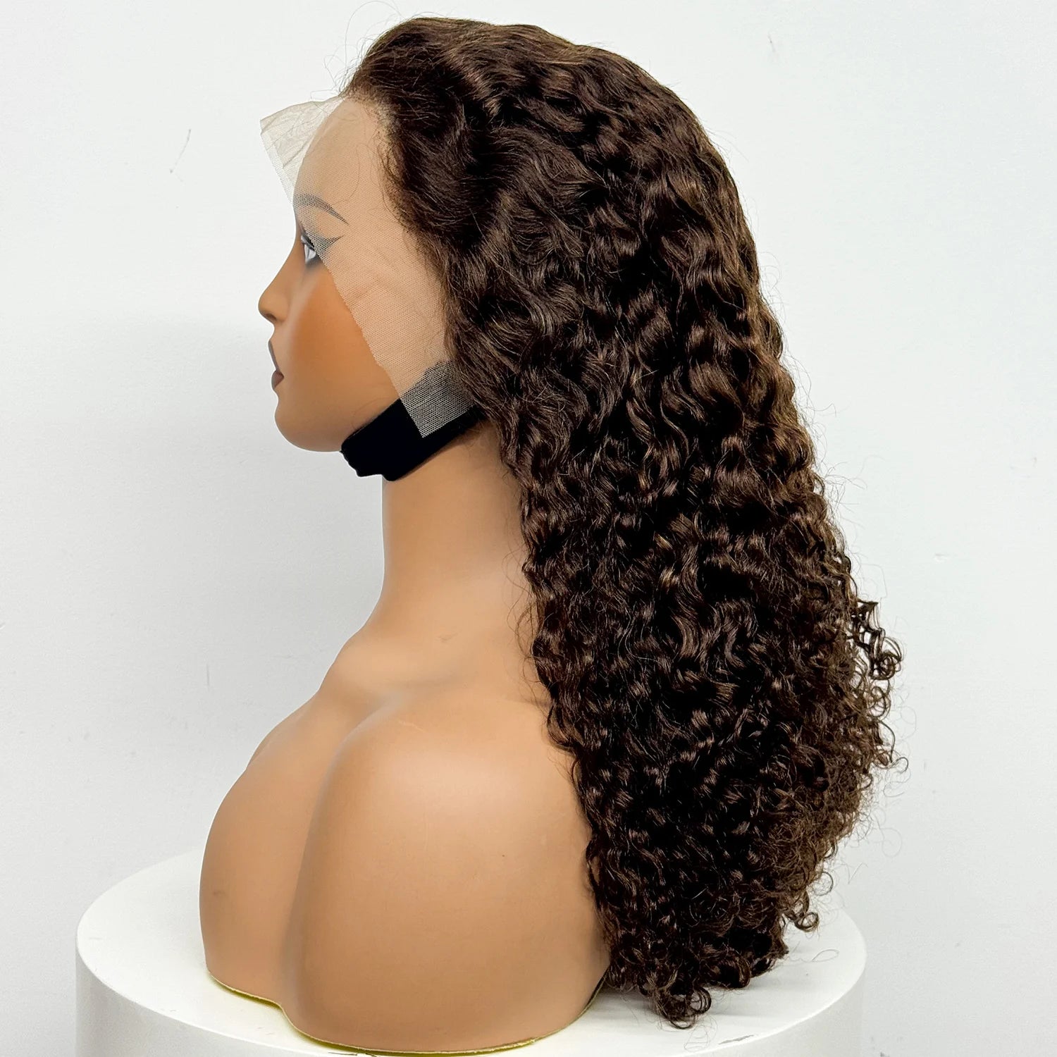 12-22 Inch 280% Density Human Hair Wigs Water Wave Curly Wigs 13x4 Transparent Lace Front Human Hair Wigs For Black Women