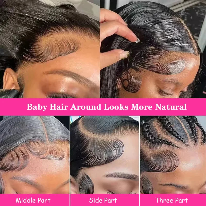 Short Curly Bob Wigs Human Hair 100% Water Wave Bob Wig Pre Plucked 13x4 Frontal Lace Front Human Hair Wigs For Women On Sale