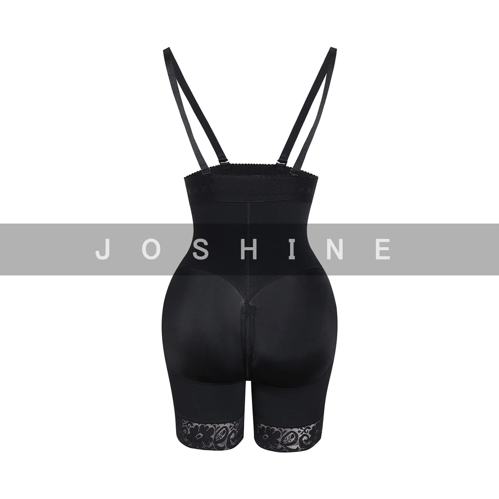 Faja Colombianas Shapewear for Women Tummy Control Body Shaper Butt Lifter Thigh Slimming Plus Size with Zipper Crotch Underwear