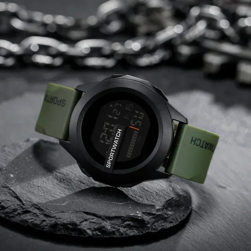 New Sport Watch for Man Digital Wristwatch Stopwatch Luminous Date Week Waterproof Men's  Clock Electronic Watch Relogio