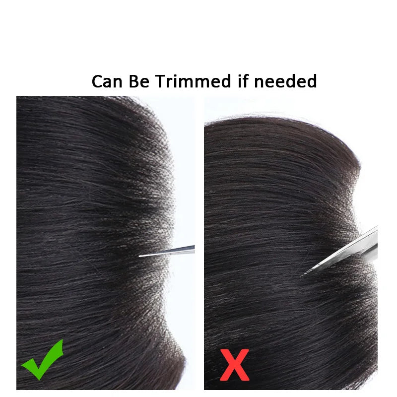 V Frontal Toupee for Men Wigs 2.5x16 Thin Skin PU V Loop Men Toupee Breathable V Style Front Wigs Blonde Color Forehead Hairline