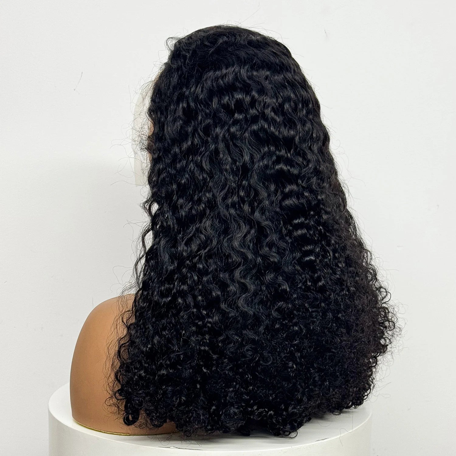 12-22 Inch 280% Density Human Hair Wigs Water Wave Curly Wigs 13x4 Transparent Lace Front Human Hair Wigs For Black Women