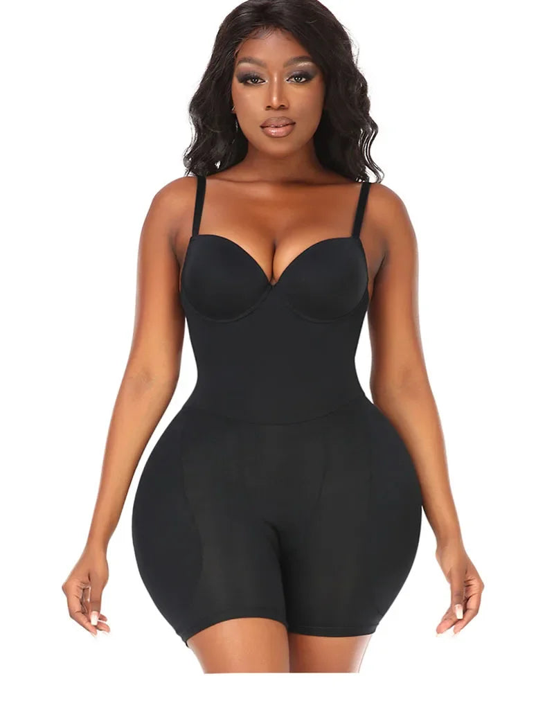 Bodysuits Shapewear Padded Hip Enhancer Bra Cushion Butt Lifter Sexy Back Body Shaper Jumpsuits Fajas Colombianas Girdles Corset